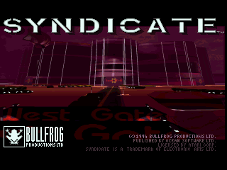 Syndicate title screen for Jaguar